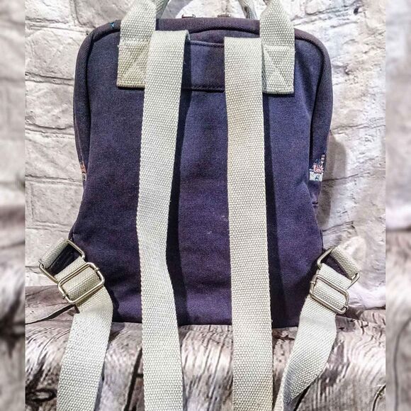 Disney Parks x loungefly Disneyland sleeping beauty castle canvas day backpack - Picture 2 of 10